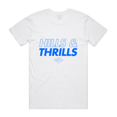 Hills and Thrills - Blue Logo  - AS Colour Mens Staple Tee Thumbnail